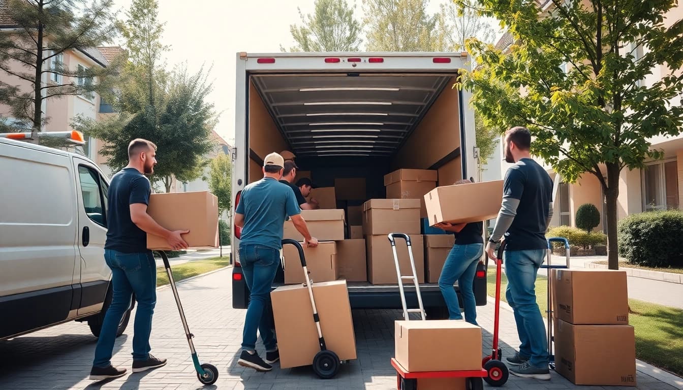 Umzugsunternehmen Ludwigshafen helping with a smooth moving experience and packing.