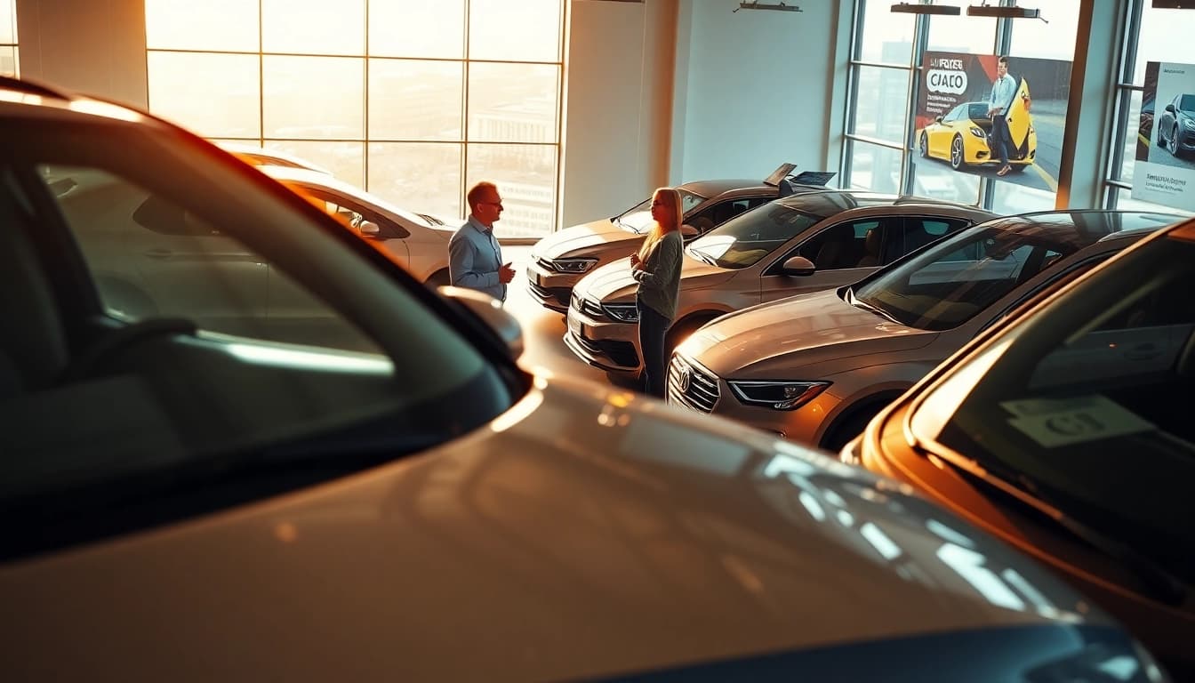 Auto kaufen – Atemberaubende Autos in einem einladenden Showroom zur Auswahl.