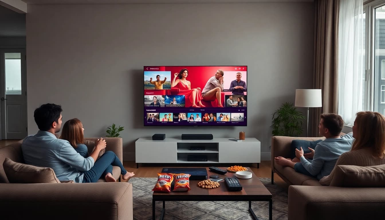 Iptv Kaufen in einem modernen Wohnzimmer mit gemütlicher Atmosphäre erleben.