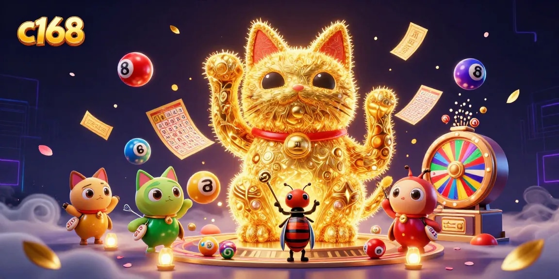 Experience exciting gameplay like c168 with a dynamic display of casino symbols and vibrant elements.