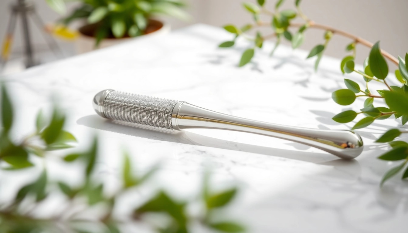 Derma roller mit feinen Nadeln, ideal für effektive Hautpflege und mikro-dermabration.