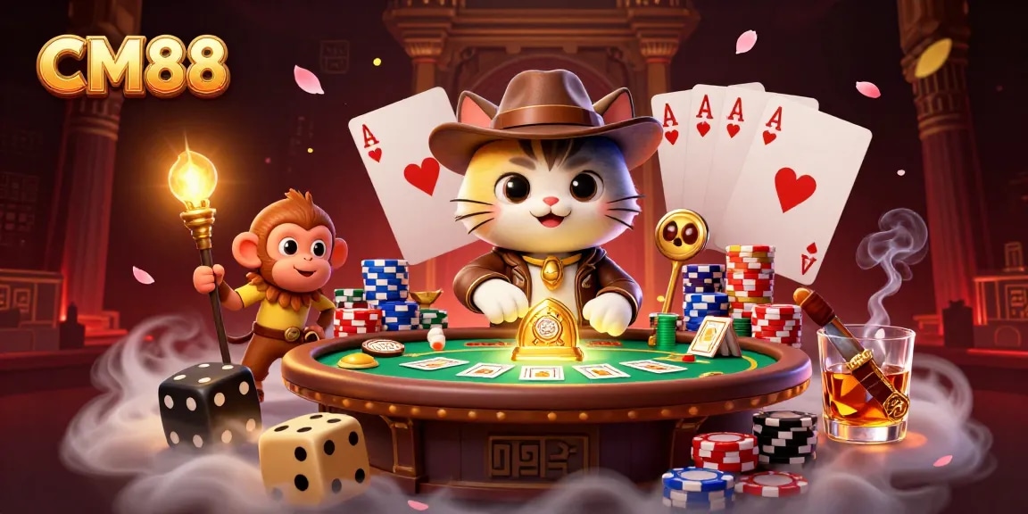 Engage in thrilling gameplay at CM88, exploring new casino artifacts in an adventure setting.