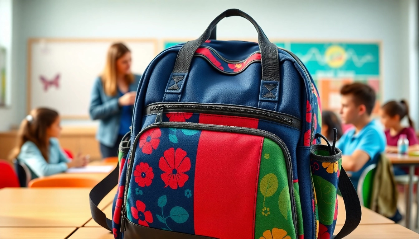 Hochwertige Handtasche für Schulen mit bunten Designs für den Unterricht
