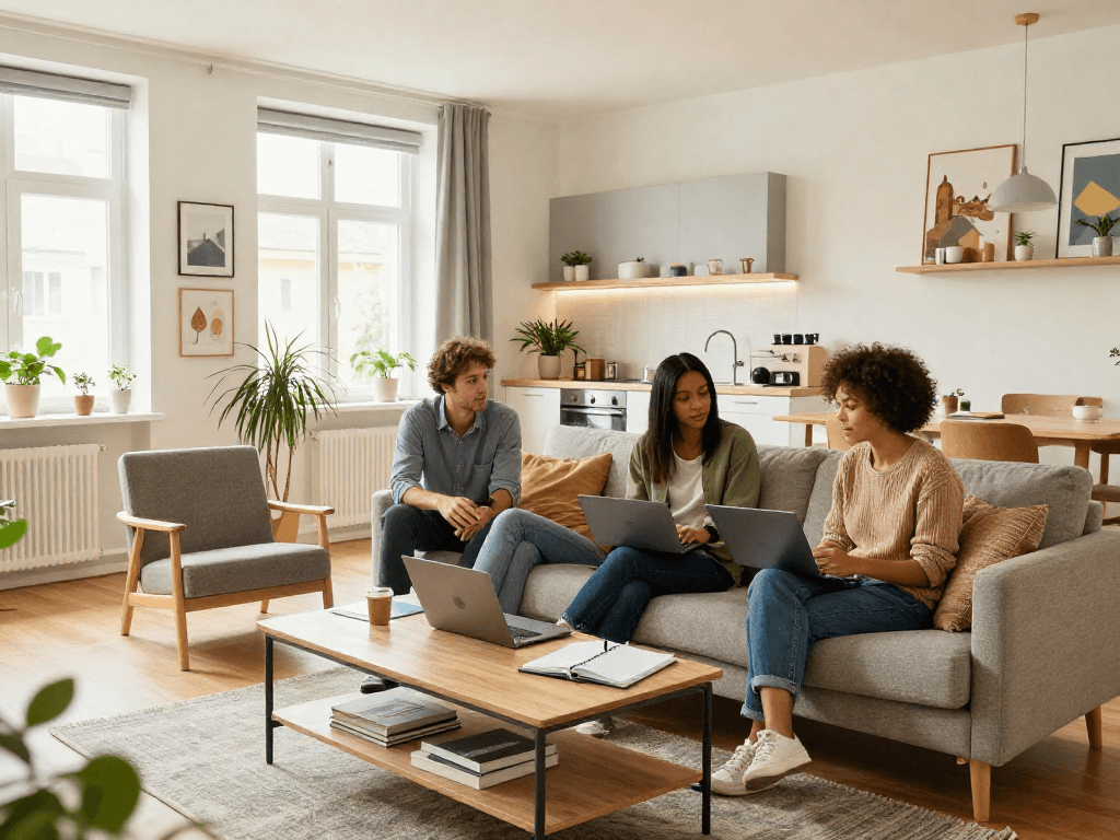 Gemütliches monteurzimmer hannover für Geschäftsreisende mit modernem Design