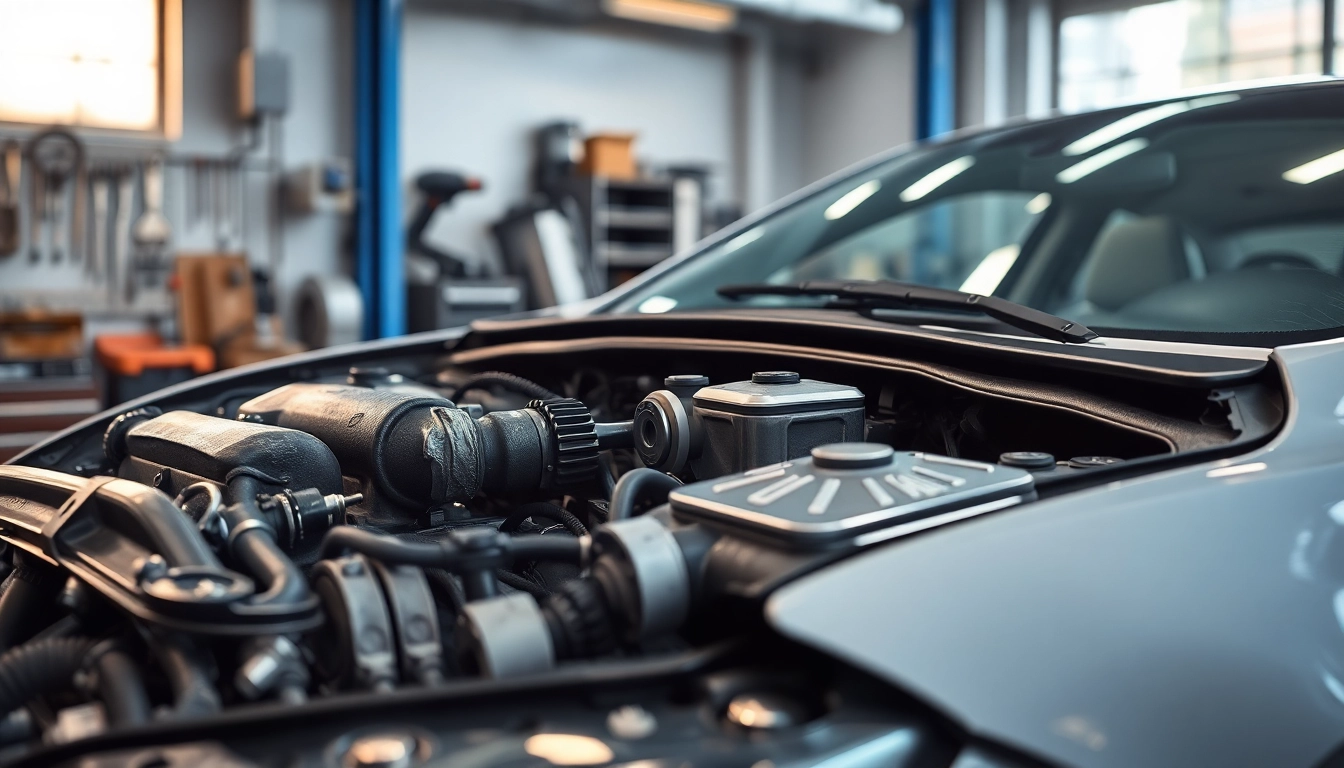 Motorschaden Ankauf optimieren durch professionelle Fahrzeugprüfung in einer Werkstatt.