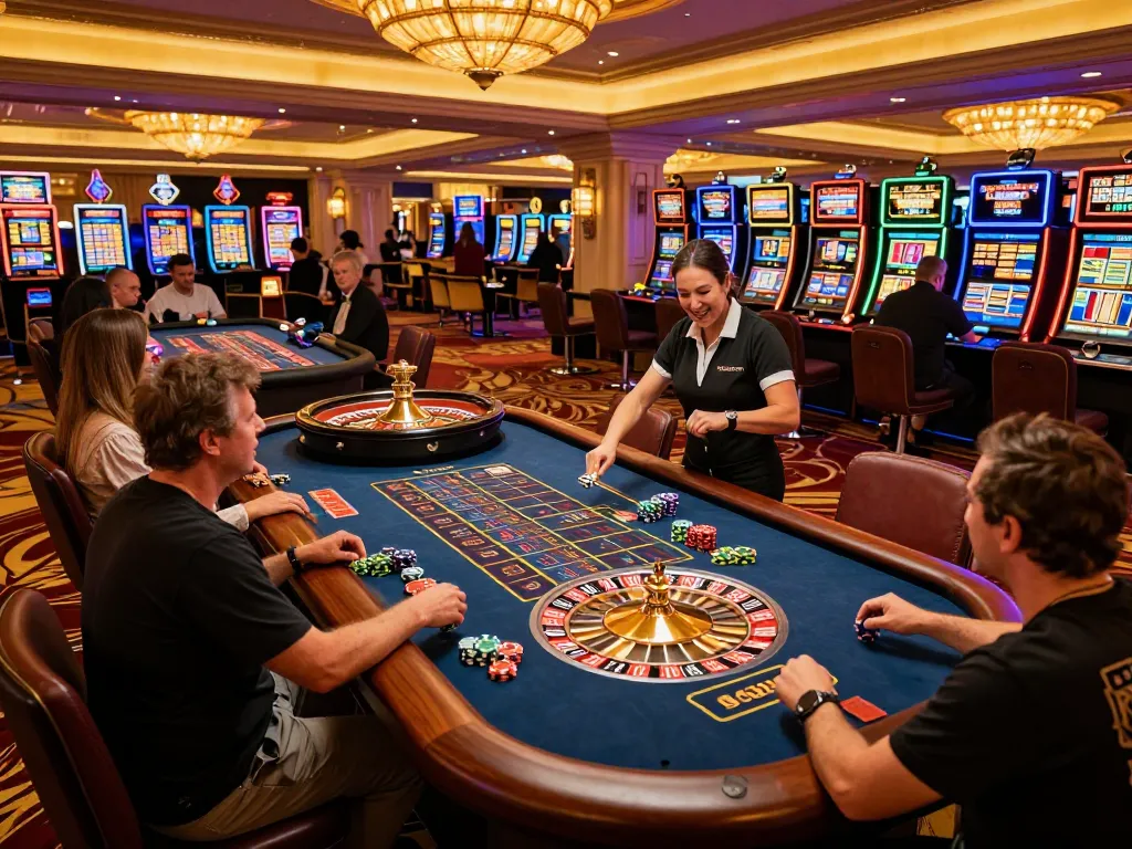 Players engaging intensely at a vibrant roulette table in the VA88 casino atmosphere, showcasing strategic betting moments.