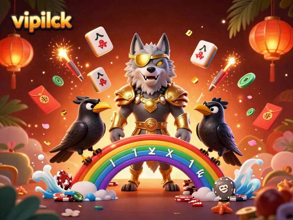 Engage with vipluck's thrilling casino experience illustrated with vibrant Norse mythology elements.