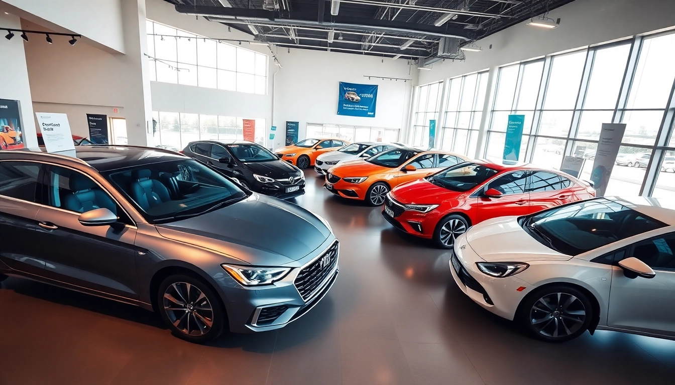 Auto kaufen: Entdecken Sie verschiedene Modelle in einem modernen Autohaus.