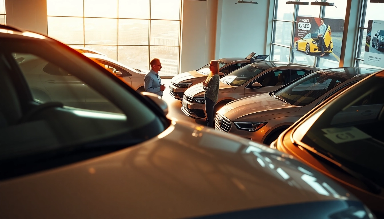 Auto kaufen – Atemberaubende Autos in einem einladenden Showroom zur Auswahl.
