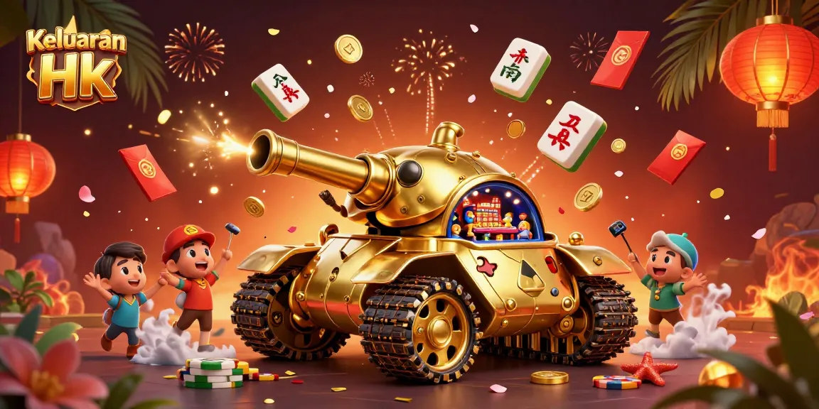 Experience the excitement of Keluaran Hk with a vibrant, engaging mini casino in a golden beetle tank.