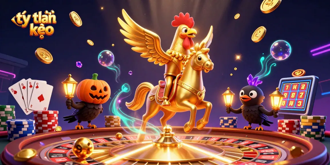 Experience thrilling tỷ lệ kèo action with a vibrant casino illustration featuring fantasy characters and rich gaming elements.