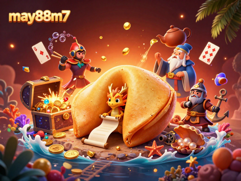 Engage with may88m7's thrilling gameplay and vibrant casino atmosphere featuring dynamic characters.