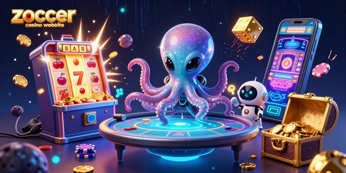 Erlebe das zoccer Casino-Website mit aufregenden Spielen und einem intergalaktischen Thema.
