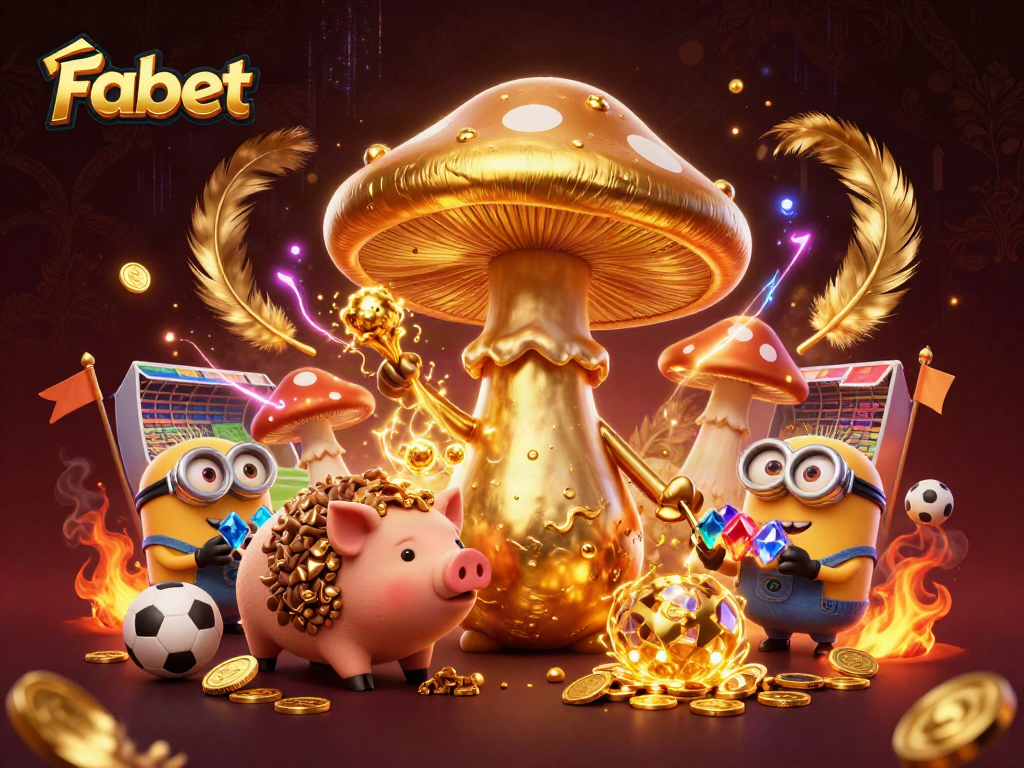 Experience thrilling sports betting with Fabet's unique illustration of a magical scene.
