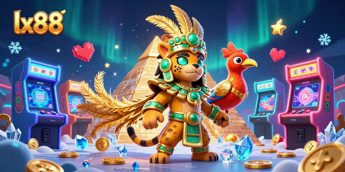 Experience thrilling gameplay at lx88 with the vibrant casino-themed digital scene filled with interactive elements.