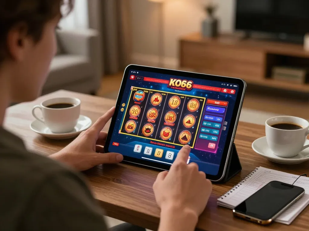 Người chơi tham gia khám phá ứng dụng KO66 để chơi casino trực tuyến với đồ họa sống động.