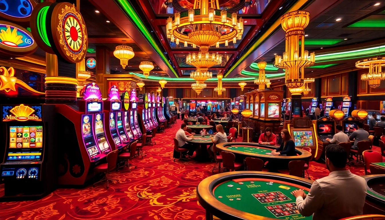 Experience the excitement of MMOO with players enjoying vibrant casino games and dynamic gameplay.