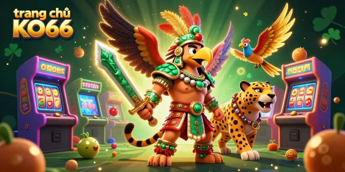 Experience exciting gameplay at trang chủ KO66 with vibrant 3D casino elements and dynamic characters.