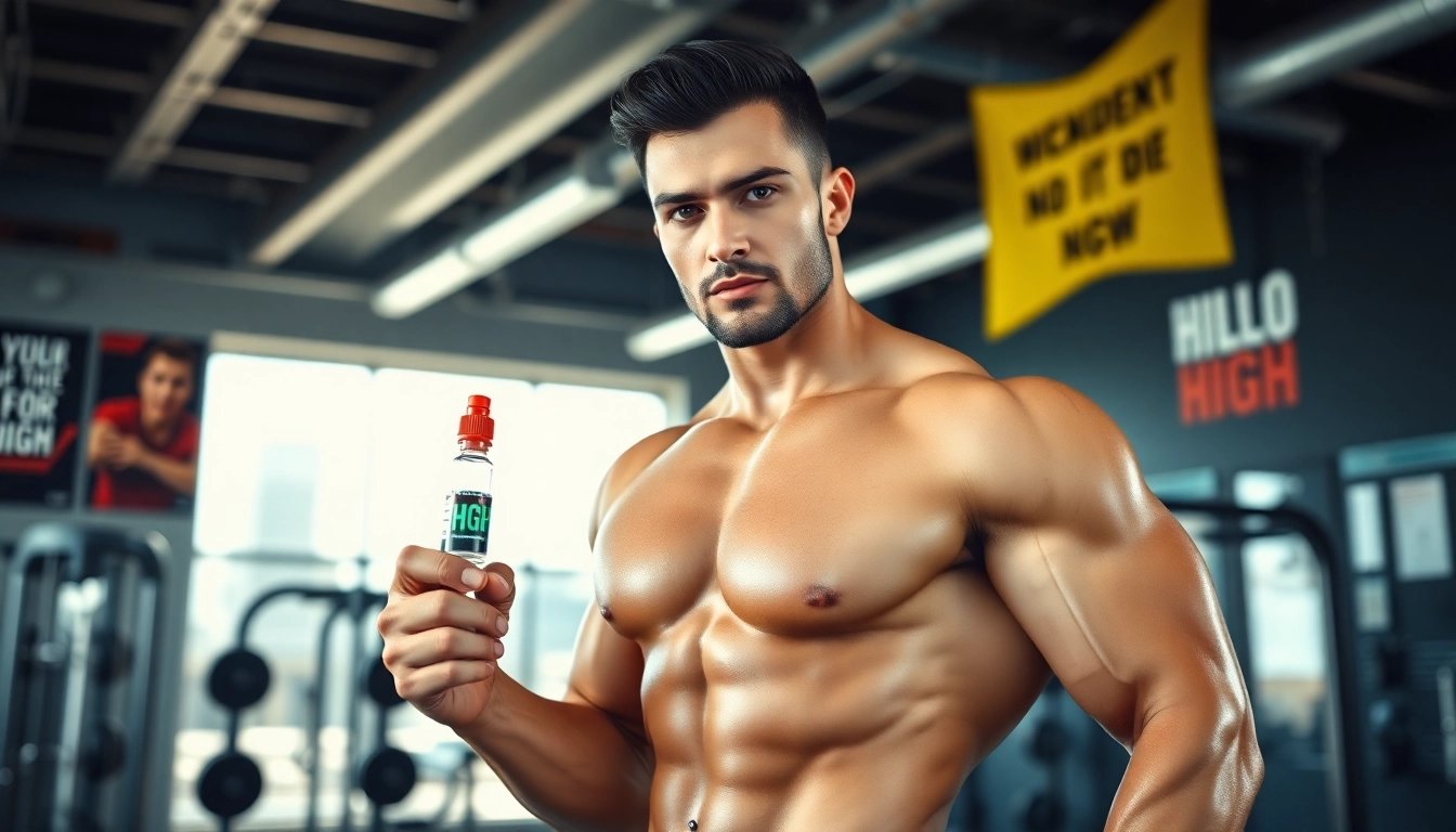 hgh kaufen für effektive Muskelentwicklung in modernem Fitnessstudio