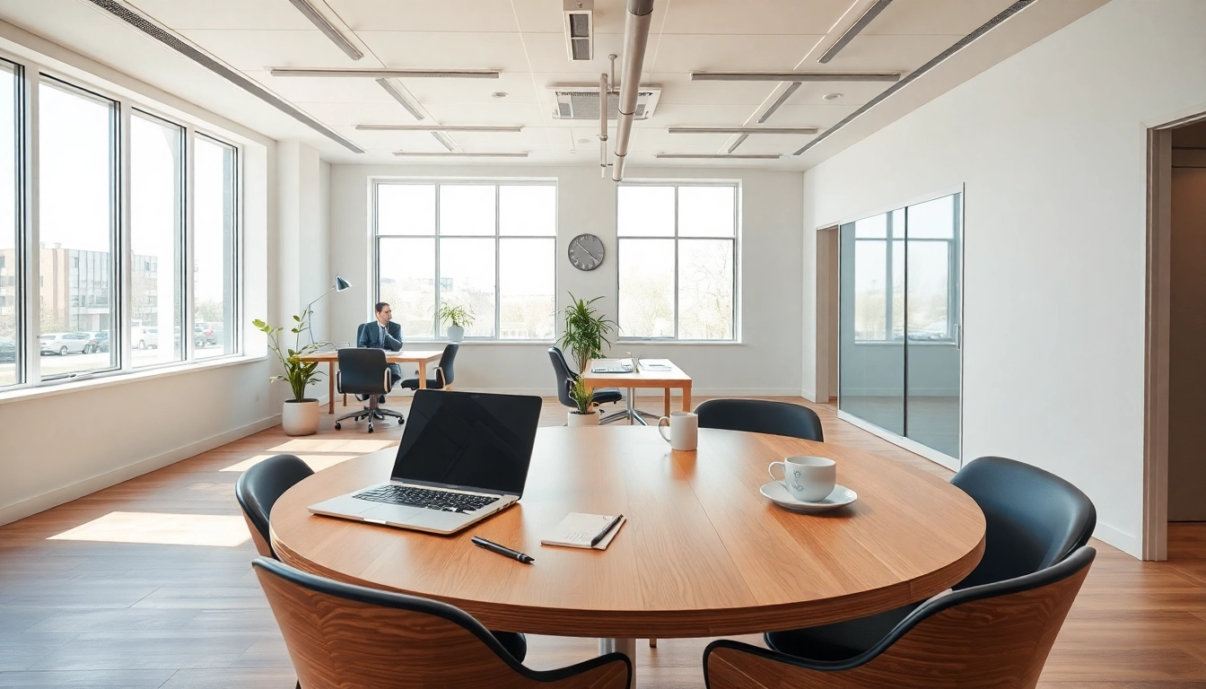 Headhunter Hannover: Recruiting-Szene in einem modernen Büro mit Berater und Kandidat.