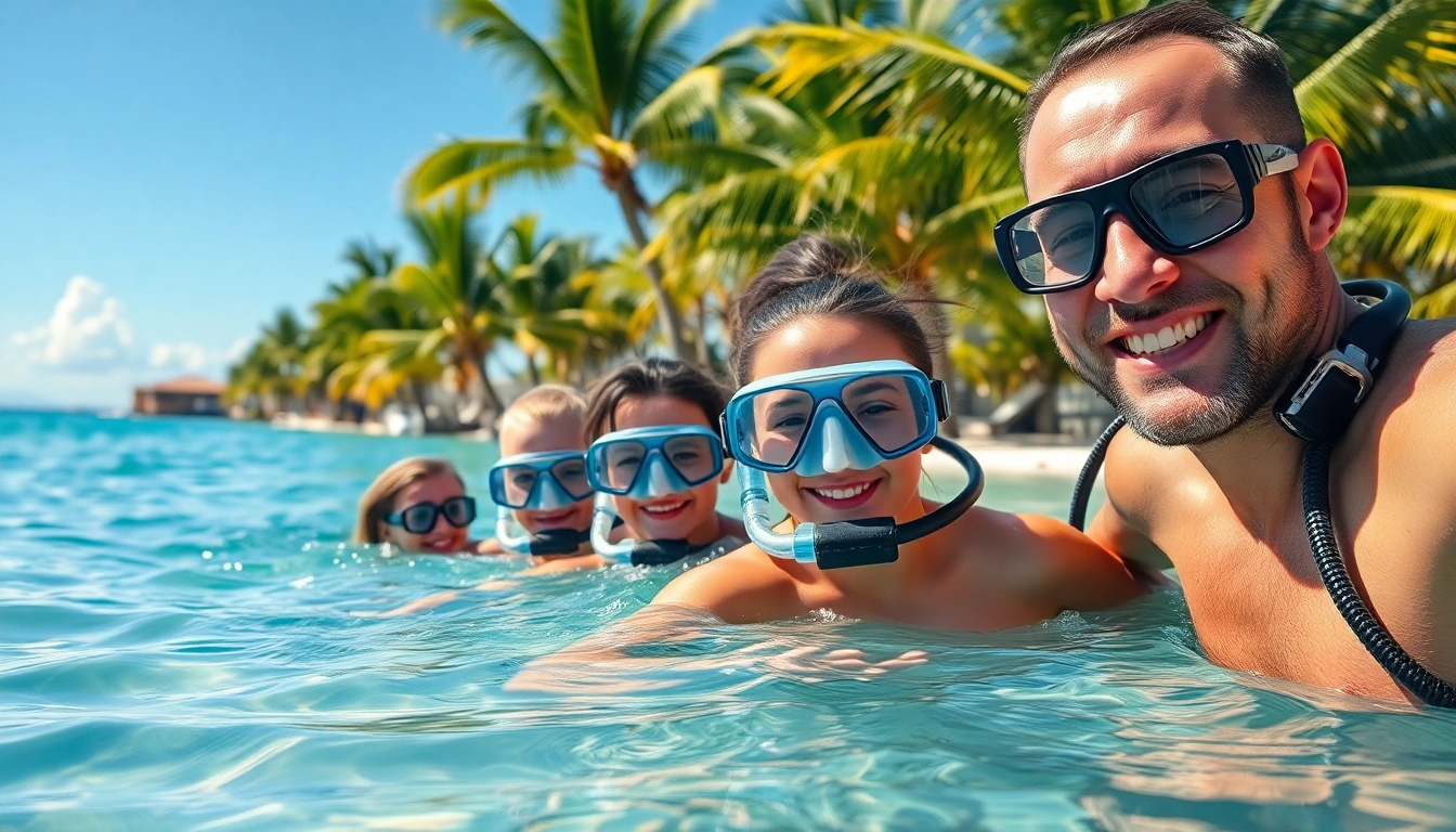 TauchKurs Mexiko: Begeisterte Schüler erleben ihren ersten Tauchkurs am Strand von Playa del Carmen.