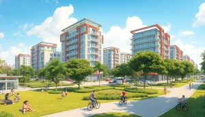 Experience the lively ambiance of tampines ec with families enjoying vibrant urban spaces.