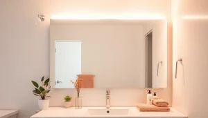 Entdecke den eleganten sonni Spiegelschrank mit integrierter Beleuchtung und stilvollem Design für dein modernes Bad.