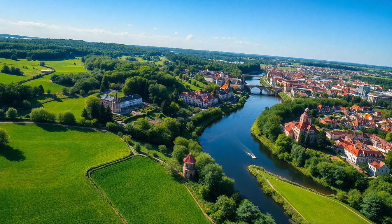 Drohnenfotos Brandenburg zeigen die malerischen Landschaften und historischen Stätten dieser Region.