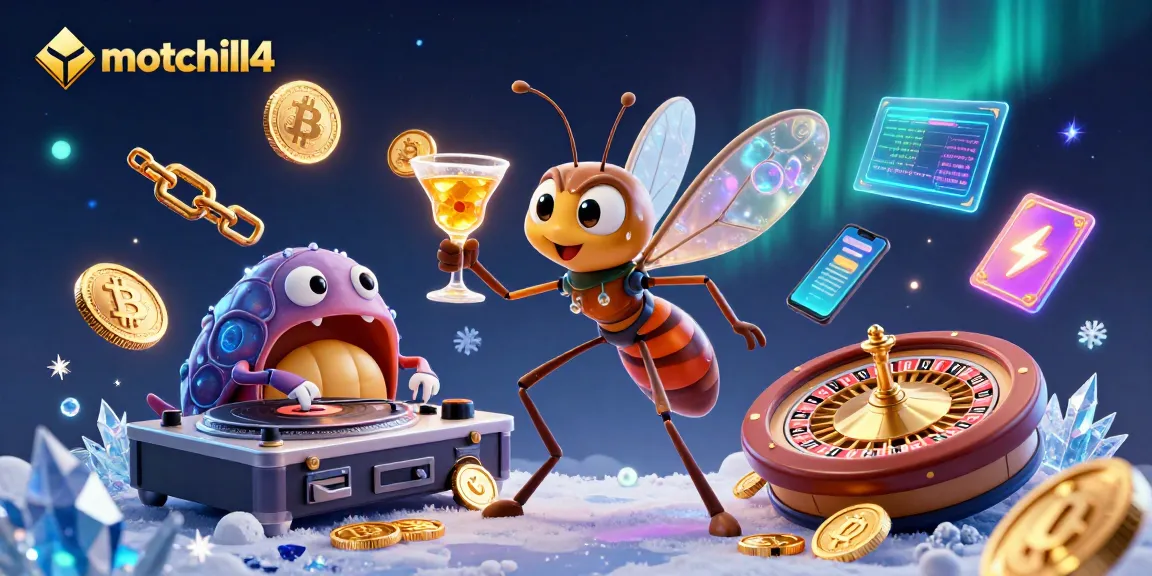 Engage with motchill4's vibrant casino world featuring a mascot and dynamic gaming elements!