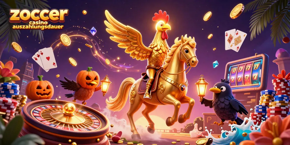 Play exciting games at Zoccer Casino Auszahlungsdauer while experiencing golden rooster adventures.