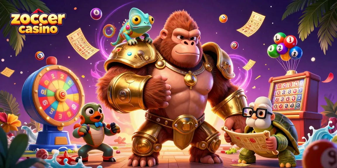 Play at Zoccer Casino and enjoy vibrant 3D gambling adventure with exciting game elements.